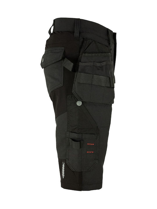 Promacher Erebos Reflective Work Shorts Black