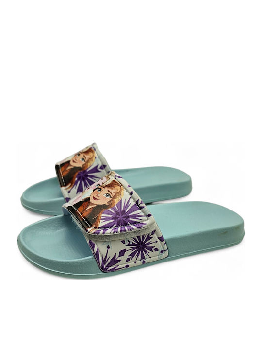 Kinder Badeschlappen Gefroren Blau Frozen