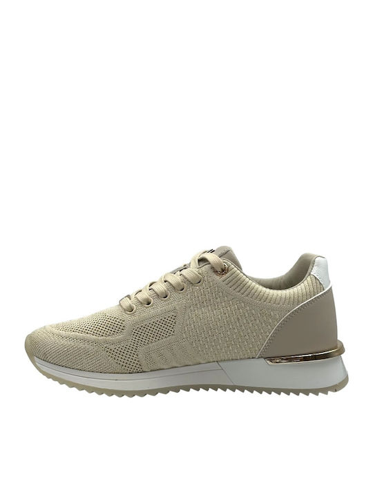 Gitte Glitter Γυναικεία Sneakers Sand