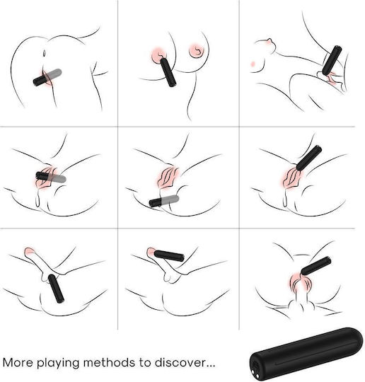 Micuț mini stimulator clitoridian de masaj pentru clitoris 9 moduri 8cm