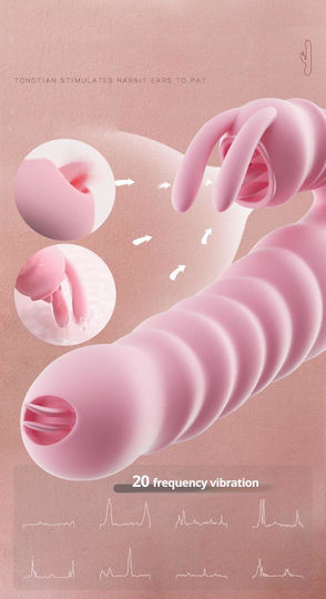 Rabbit Vibrator 2-in-1 Strong G-spot Vaginal Orgasm