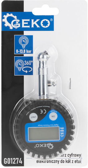 Geko G01274 Κάσα με Μανόμετρο