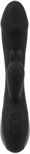 Chisa Novelties Δονητής Rabbit 19cm Μαύρος