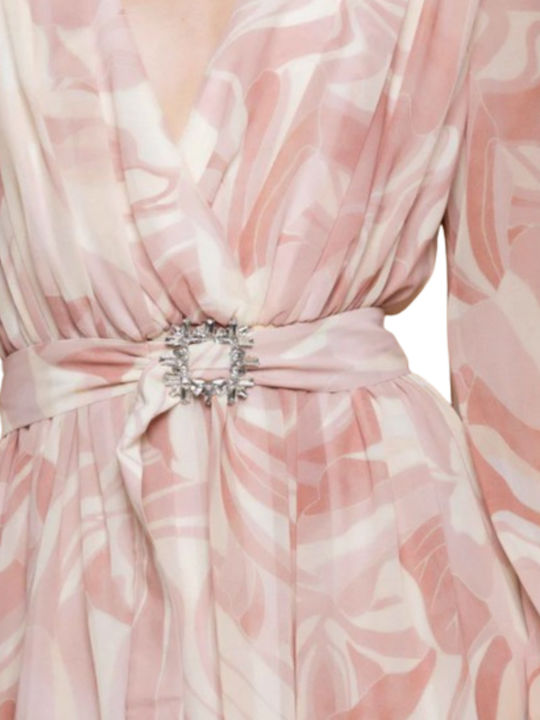 Maxi Damenkleid Für Hochzeit - Taufe Rosa