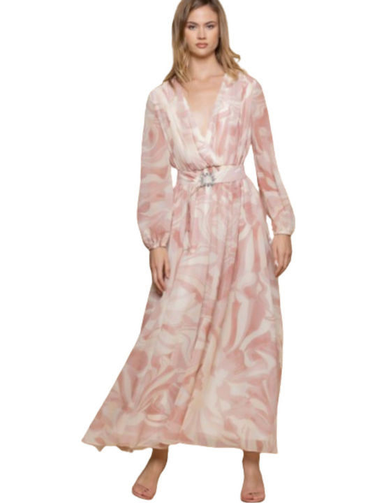 Maxi Damenkleid Für Hochzeit - Taufe Rosa