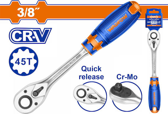 Wadfow Ratchet 3/8" 20.32cm with 45 Blades