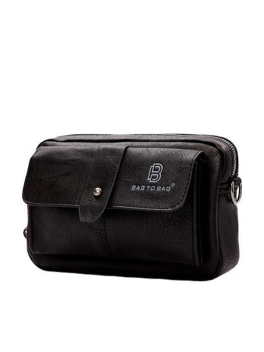 Herrentasche Schulter / Crossbody Schwarz