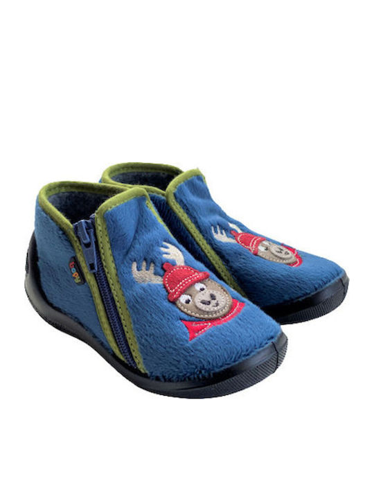 Bopy Anatomic Kids Slippers Boots Blue