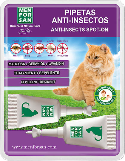 Men for San Fiolă Antiparazitară Pisică