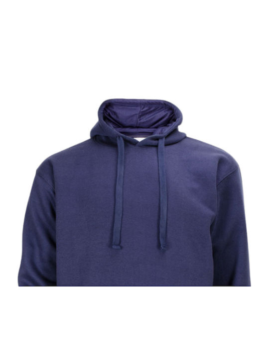 Sweatshirt with Hood Blue