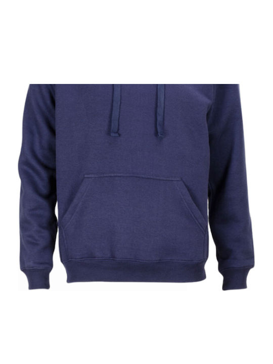 Sweatshirt with Hood Blue