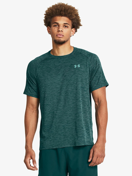 Under Armour Ανδρικό Αθλητικό T-shirt Κοντομάνικο Πετρόλ