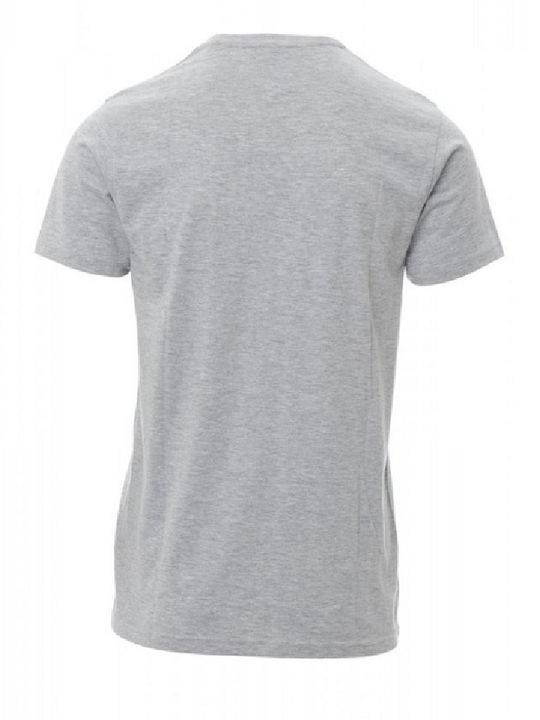 Payper Ανδρικό Διαφημιστικό T-shirt Κοντομάνικο σε Γκρι Χρώμα