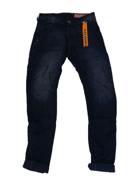 Damaged Jeans Herren Jeanshose Schwarz