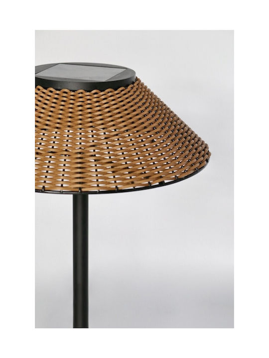 Bizzotto Metall Tischlampe LED mit Schwarz Schirm und Basis