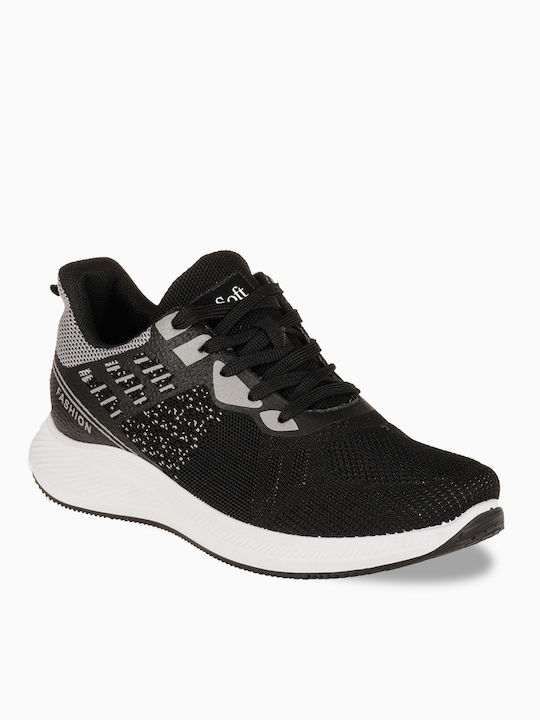 B-Soft Bărbați Sneakers NEGRU