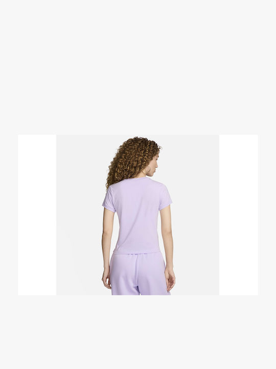 Nike Damen Sportlich T-shirt Purple