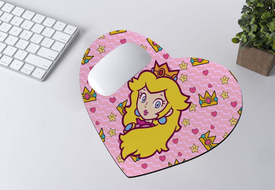 Koupakoupa Princess Peach Mouse Pad 230mm Orange KP_23495 Mousepad Heart