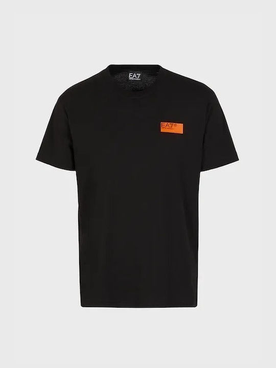 Emporio Armani Ανδρικό T-shirt Κοντομάνικο Black