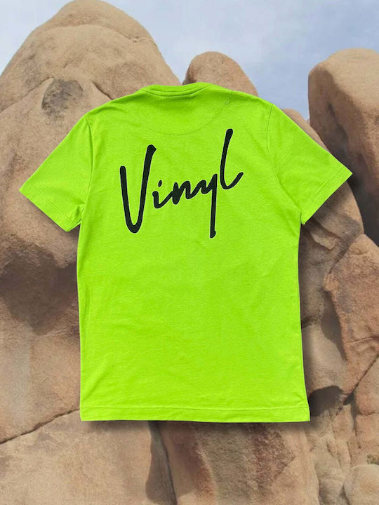 Vinyl Art Clothing Men's Short Sleeve T-shirt Green