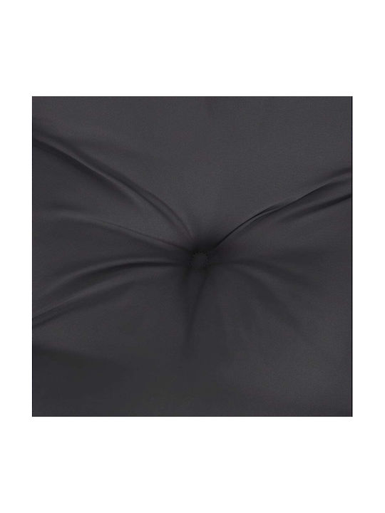 vidaXL Waterproof Bench Cushion for Garden Bench Black 50x200cm