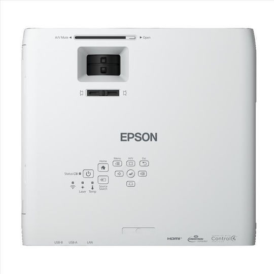Epson EB-L260F V11HA69080 Projector 3LCD Full HD Laser με Wi-Fi και Ενσωματωμένα Ηχεία