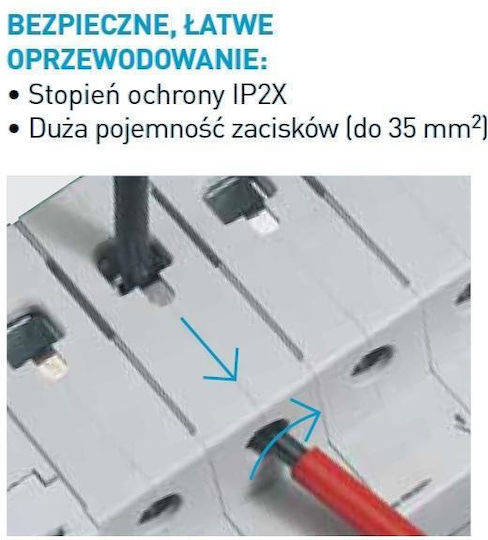 Legrand Μονοπολικός Μεταγωγικός Διακόπτης Ράγας 25A