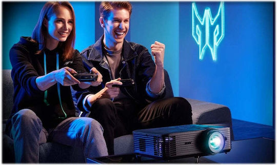 Acer Predator GM712 MR.JUX11.001 Projektor DLP 4K Ultra HD LED-Lampe mit Wi-Fi und Eingebauten Lautsprechern Schwarz
