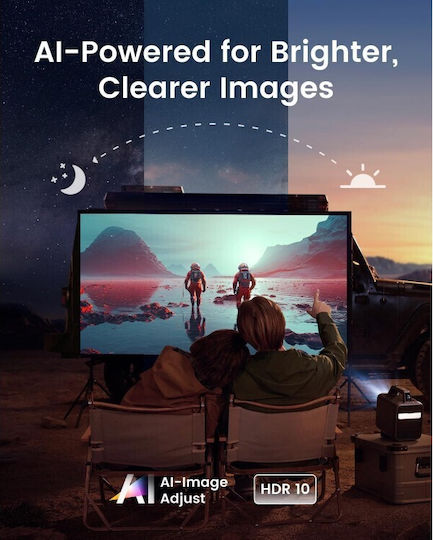 Nebula by Anker Mars 3 D2333211 Mini Projector DLP (DMD) Full HD LED Lamp with Wi-Fi and Built-in Speakers Black