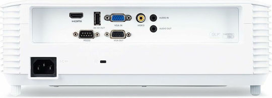 Acer S1386WH MR.JQU11.001 Projektor DLP HD LED-Lampe mit Eingebauten Lautsprechern Weiß