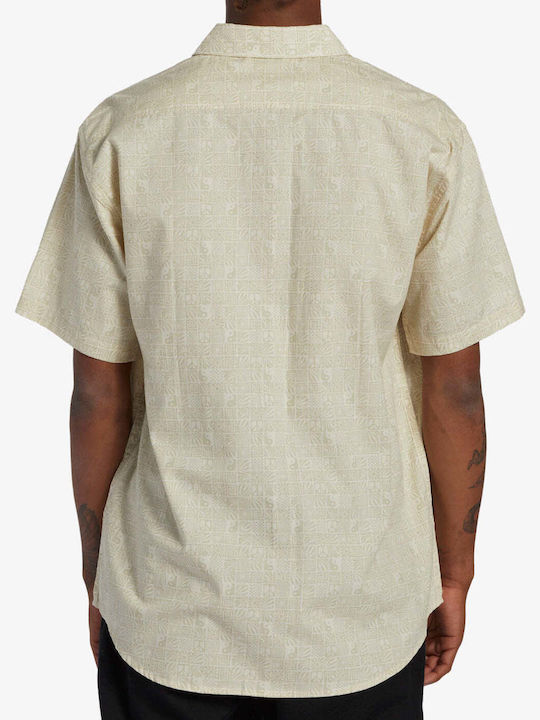 Billabong Sundays Men's Shirt Short Sleeve Cotton Sand Dune