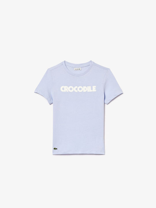 Lacoste Tricou pentru copii Albastru deschis