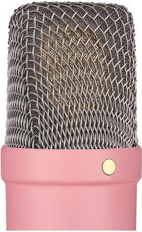 Rode NT-1 Signature Series Condenser Microphone Shock Mounted for Vocals in Pink Color