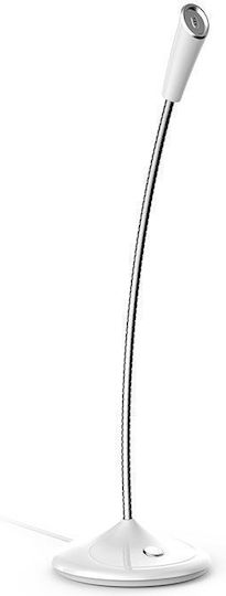 KTV Μικρόφωνο USB Gooseneck σε Λευκό Χρώμα