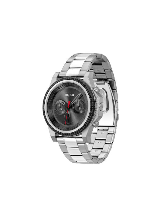 Hugo Boss Uhr Batterie mit Silber Metallarmband