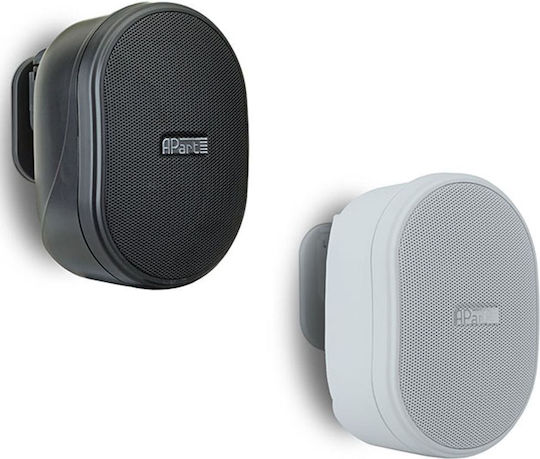Apart Audio OVO3 Παθητικά Επιτοίχια Ηχεία με Bluetooth (Ζεύγος) Μαύρα