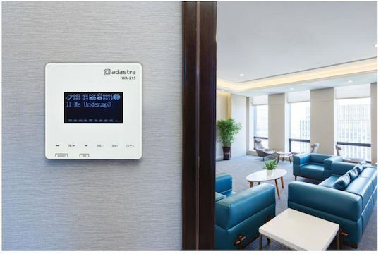 WA-215 Wand Installationslautsprecher 15W mit Bluetooth Stück 5x8x8cm Weiß