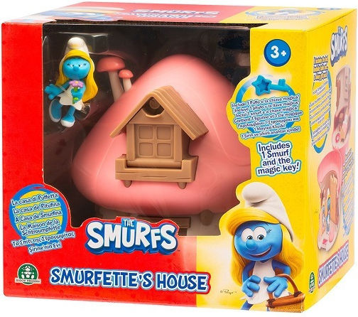 Giochi Preziosi The Magic Mushroom House with Magic Key Smurfs for 3+ Years 15cm (Miscellaneous Designs)