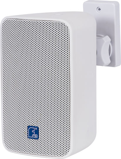 GloboStar Παθητικά Επιτοίχια Ηχεία 80W (Ζεύγος) 17x14x23εκ. Λευκά