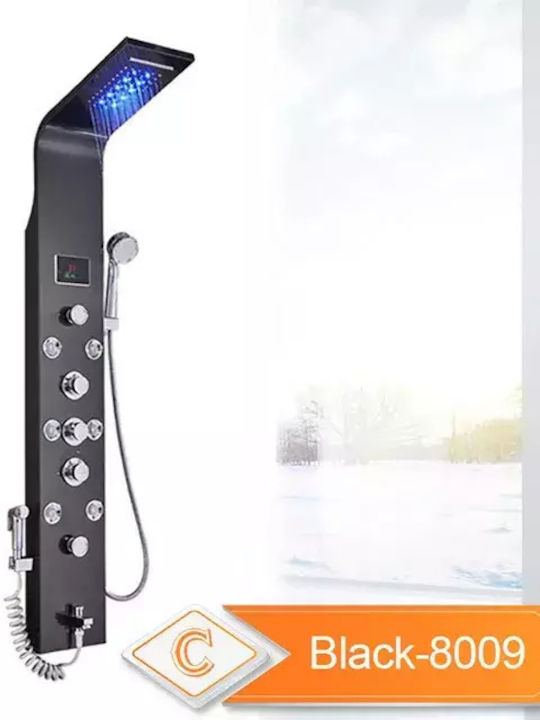 Hydro Massage Column Black