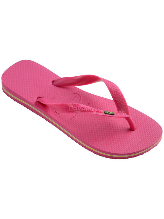 Havaianas Brasil Ανδρικά Flip Flops Ροζ