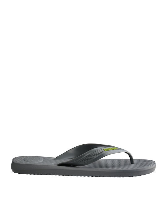 Top Max Men's Flip Flops Gray