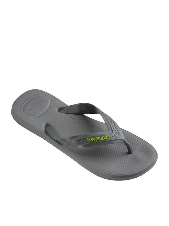Top Max Men's Flip Flops Gray