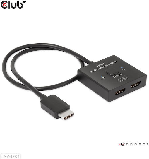 Club3D Comutator HDMI CSV-1384