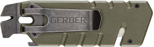 Gerber Prybrid Utility Clip Multi-tool Green with Blade made of Stainless Steel in Sheath