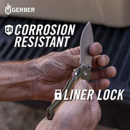 Gerber Джобно ножче Зелен