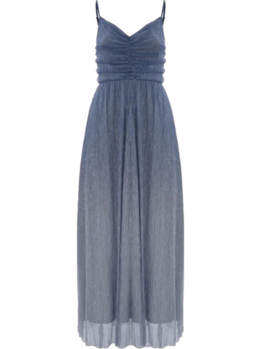 Summer Maxi Dress for Wedding and Christening Azzurro Ciel