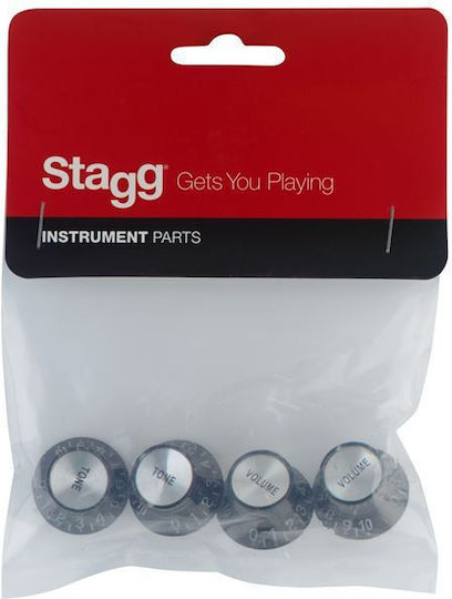 Stagg SP-KNLP G30ST00033 Ersatzdeckel in Schwarz Farbe Schwarz