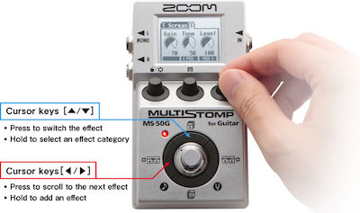 Zoom Πολυεφέ Ηλεκτρικής Κιθάρας MS-50G