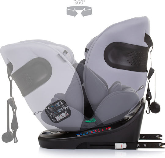 Chipolino Motion Детско Столче за Кола i-Размер с Isofix Гранит